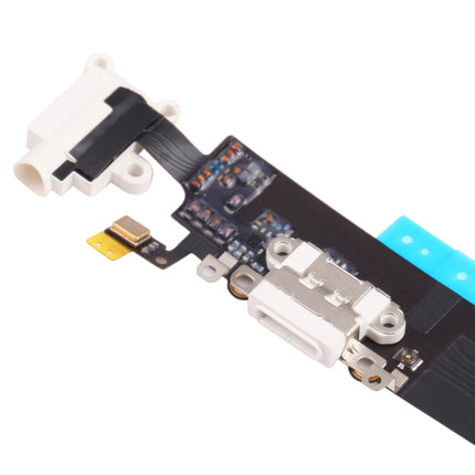 Original Charging Port Flex Cable for iPhone 6 Plus(White)-garmade.com