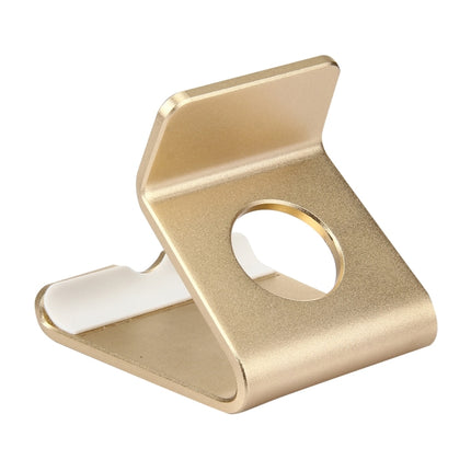 Exquisite Aluminium Alloy Desktop Holder Stand DOCK Cradle For iPhone, Galaxy, Huawei, Xiaomi, LG, HTC and 7 inch Tablet(Gold)-garmade.com
