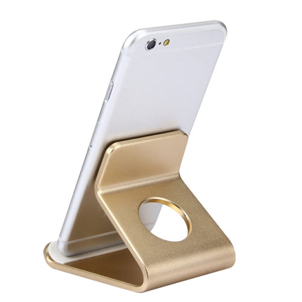 Exquisite Aluminium Alloy Desktop Holder Stand DOCK Cradle For iPhone, Galaxy, Huawei, Xiaomi, LG, HTC and 7 inch Tablet(Gold)-garmade.com