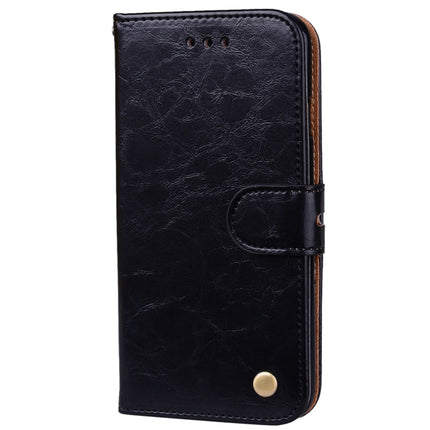 For iPhone 6 Plus & 6s Plus Business Style Oil Wax Texture Horizontal Flip Leather Case with Holder & Card Slots & Wallet (Black)-garmade.com