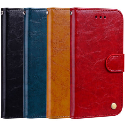 For iPhone 6 Plus & 6s Plus Business Style Oil Wax Texture Horizontal Flip Leather Case with Holder & Card Slots & Wallet (Red)-garmade.com
