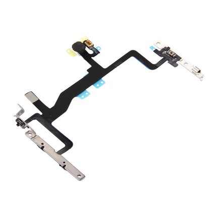 Power Button & Volume Button & Flashlight Flex Cable with Brackets for iPhone 6s-garmade.com