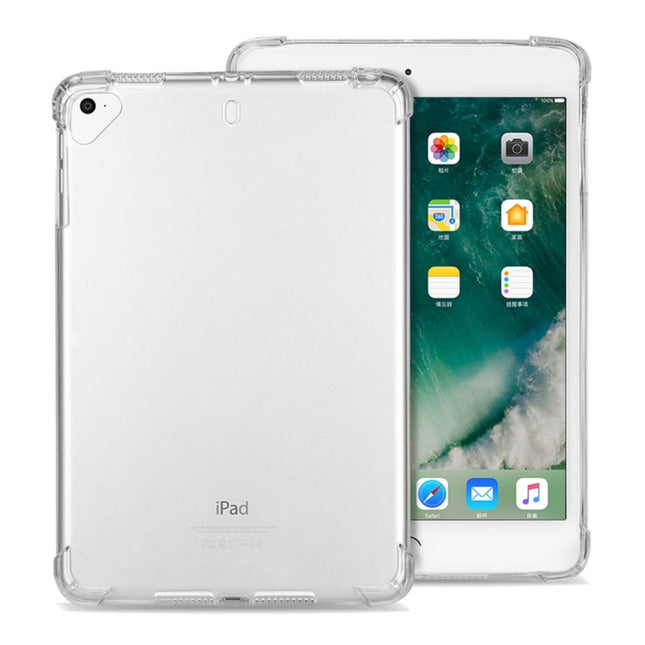 Highly Transparent TPU Full Thicken Corners Shockproof Protective Case for iPad 9.7 (2018) & (2017) / Pro 9.7 / Air 2 / Air (Transparent)-garmade.com