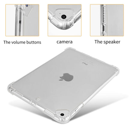 Highly Transparent TPU Full Thicken Corners Shockproof Protective Case for iPad 9.7 (2018) & (2017) / Pro 9.7 / Air 2 / Air (Transparent)-garmade.com