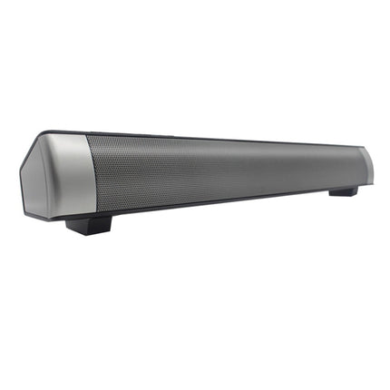 Soundbar LP-08 (CE0150) USB MP3 Player 2.1CH Bluetooth Wireless Sound Bar Speaker (Black)-garmade.com