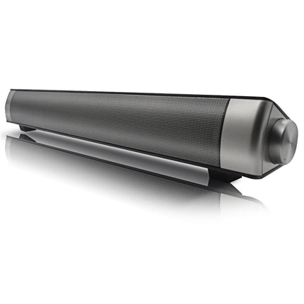 Soundbar LP-08 (CE0150) USB MP3 Player 2.1CH Bluetooth Wireless Sound Bar Speaker (Black)-garmade.com