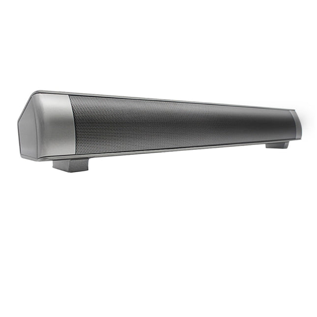 Soundbar LP-08 (CE0150) USB MP3 Player 2.1CH Bluetooth Wireless Sound Bar Speaker (Silver)-garmade.com
