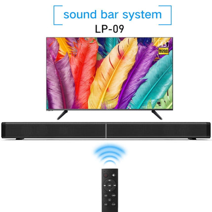 Soundbar LP-09 (CE0148) Home Theater Bluetooth Wireless Sound Bar Speaker with Remote Control(Black)-garmade.com