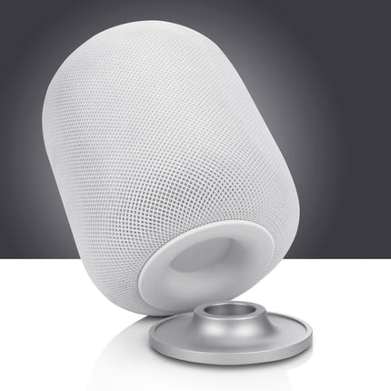 HomePod Intelligent Speaker Base Stainless Steel Base Speaker Pad(Silver)-garmade.com