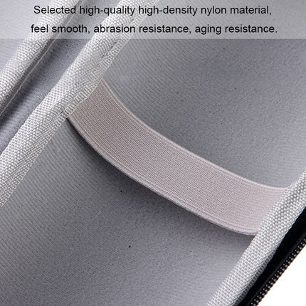 Hard PU Leather Portable Zipper Bluetooth Speaker Protective Case Shoulder Bag for JBL Charge 3 Bluetooth Speaker(Black)-garmade.com