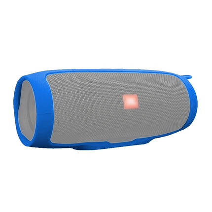 Shockproof Waterproof Soft Silicone Cover Protective Sleeve Bag for JBL Charge3 Bluetooth Speaker(Blue)-garmade.com