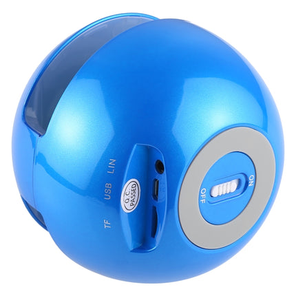 BT-118 Mini Wireless Bluetooth Speaker with Breathing Light, Support Hands-free / TF Card / AUX(Blue)-garmade.com