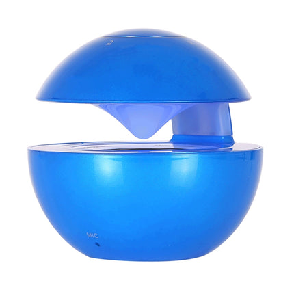 BT-118 Mini Wireless Bluetooth Speaker with Breathing Light, Support Hands-free / TF Card / AUX(Blue)-garmade.com