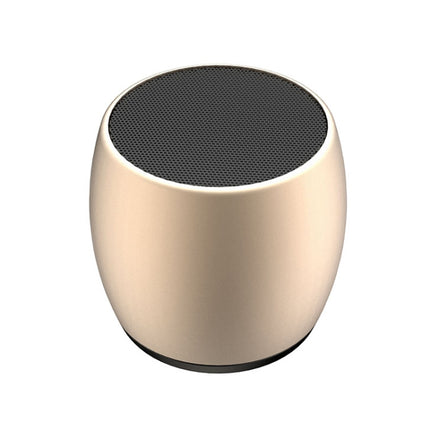 SARDiNE F1 Aluminium Alloy Stereo Wireless Bluetooth Speaker with Charging Dock, Support Hands-free(Gold)-garmade.com