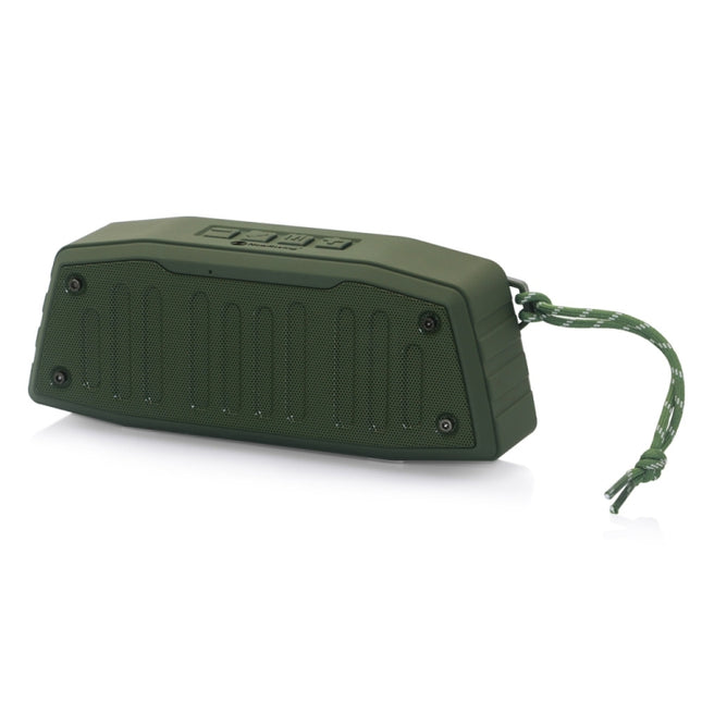 NewRixing NR-4019 Outdoor Portable Bluetooth Speaker with Hands-free Call Function, Support TF Card & USB & FM & AUX (Green)-garmade.com