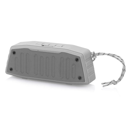 NewRixing NR-4019 Outdoor Portable Bluetooth Speaker with Hands-free Call Function, Support TF Card & USB & FM & AUX (Grey)-garmade.com