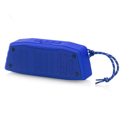 NewRixing NR-4019 Outdoor Portable Bluetooth Speaker with Hands-free Call Function, Support TF Card & USB & FM & AUX (Blue)-garmade.com