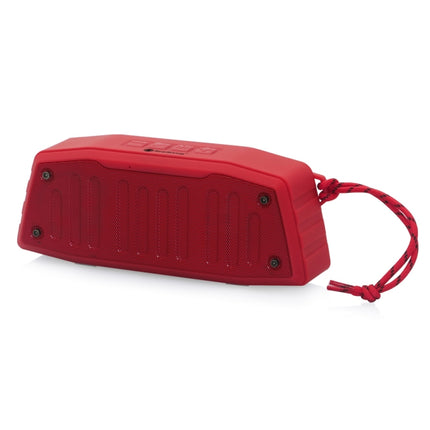 NewRixing NR-4019 Outdoor Portable Bluetooth Speaker with Hands-free Call Function, Support TF Card & USB & FM & AUX (Red)-garmade.com