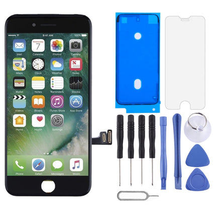 LCD Screen and Digitizer Full Assembly for iPhone 7(Black)-garmade.com