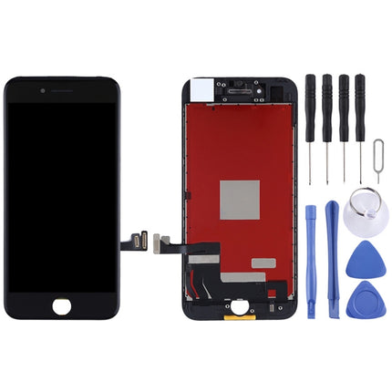 LCD Screen and Digitizer Full Assembly for iPhone 7(Black)-garmade.com