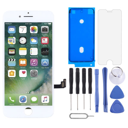 LCD Screen and Digitizer Full Assembly for iPhone 7(White)-garmade.com