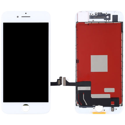 LCD Screen and Digitizer Full Assembly for iPhone 7(White)-garmade.com