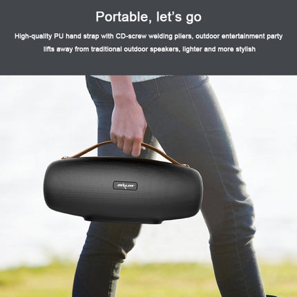 ZEALOT S27 Multifunctional Bass Wireless Bluetooth Speaker, Built-in Microphone, Support Bluetooth Call & AUX & TF Card & 1x93mm + 2x66mm Speakers(Black)-garmade.com