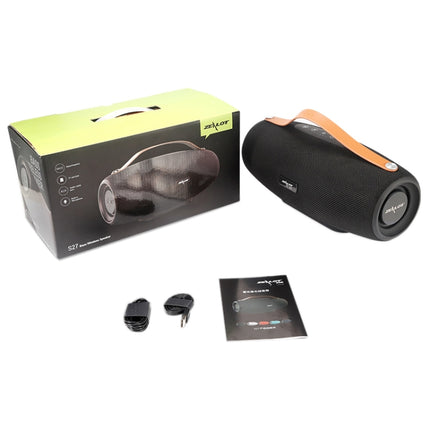 ZEALOT S27 Multifunctional Bass Wireless Bluetooth Speaker, Built-in Microphone, Support Bluetooth Call & AUX & TF Card & 1x93mm + 2x66mm Speakers(Black)-garmade.com