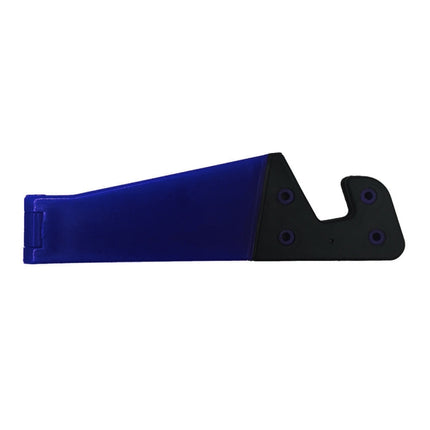 V Shape Universal Mobile Phone Tablet Bracket Holder (Dark Blue)-garmade.com