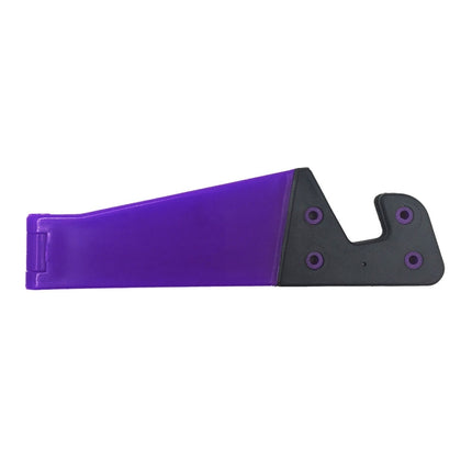 V Shape Universal Mobile Phone Tablet Bracket Holder (Purple)-garmade.com