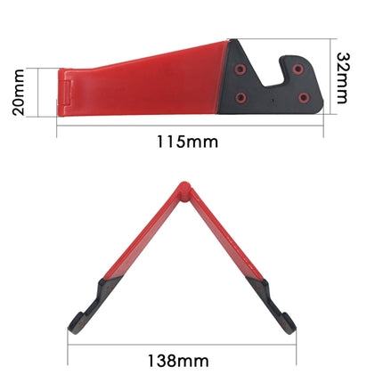 V Shape Universal Mobile Phone Tablet Bracket Holder (Rose Red)-garmade.com