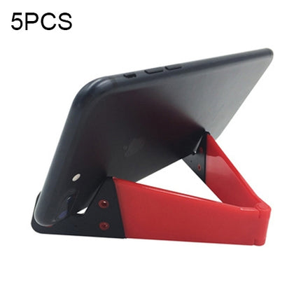 V Shape Universal Mobile Phone Tablet Bracket Holder (Red)-garmade.com