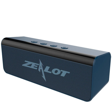 ZEALOT S31 10W 3D HiFi Stereo Wireless Bluetooth Speaker, Support Hands-free / USB / AUX / TF Card (Gray Blue)-garmade.com