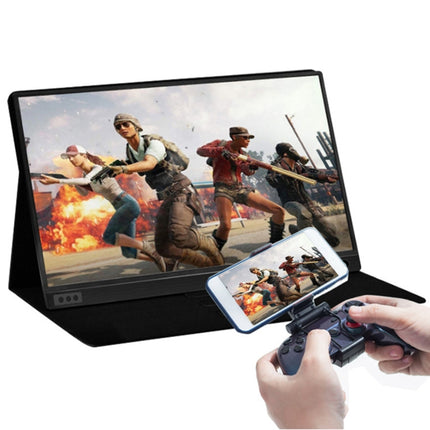15.6 inch 1080P 178 Degree Wide Angle HD Portable Display Device for Desktop Computer / Game Console / Simultaneous Screen / PS4 / PS3 / XBox, with Mini HDMI & Micro USB & 2 USB-C / Type-C Interfaces-garmade.com
