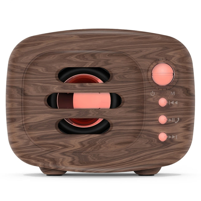 B11 Bluetooth 5.0 Retro Style Wireless Bluetooth Speaker, Supports Hands-free Calling & 32GB TF Card & 3.5mm Audio Jack (Wood)-garmade.com