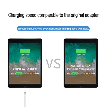 NILLKIN NKR01 For iPad mini 7.9 inch Short Magic Tag Plus QI Standard Wireless Charging Receiver with 8 Pin Port-garmade.com