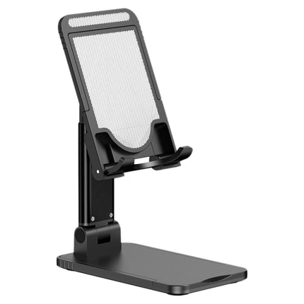 USAMS US-ZJ059 Retractable Mobile Phone Tablet Desktop Stand Holder (Black)-garmade.com