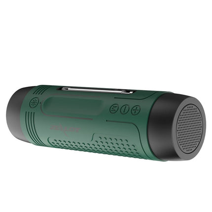 ZEALOT A2 Multifunctional Bass Wireless Bluetooth Speaker, Built-in Microphone, Support Bluetooth Call & AUX & TF Card & LED Lights (Dark Green)-garmade.com