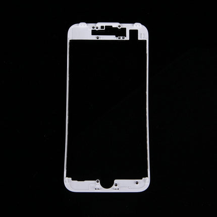 Front LCD Screen Bezel Frame for iPhone 7(White)-garmade.com