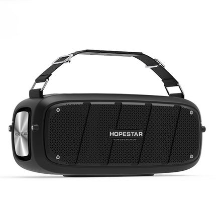 HOPESTAR A20 TWS Portable Outdoor Waterproof Subwoofer Bluetooth Speaker, Support Power Bank & Hands-free Call & U Disk & TF Card & 3.5mm AUX(Black)-garmade.com