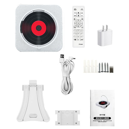 KC-909 Portable Bluetooth Speaker CD Player with Remote Control-garmade.com