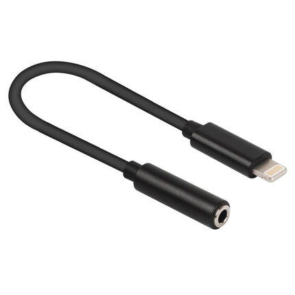 8 Pin to 3.5mm Audio Adapter, Length: About 12cm, Support iOS 13.1 or Above(Black)-garmade.com
