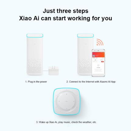 Xiaomi AI Speaker Support Dual-band WiFi & Bluetooth 4.1 & A2DP Music Playback-garmade.com