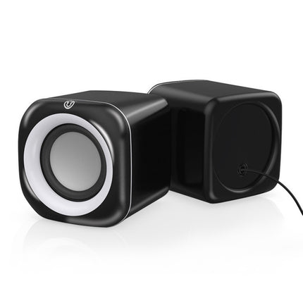 A1 Standard Version USB Wire-controlled Mini High Volume Wired Speaker, Cable Length: 1.1m(Black)-garmade.com