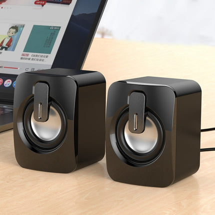 A1 USB Mini High Volume Wired Speaker, Bluetooth Version(Black)-garmade.com