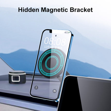R-JUST HZ19 Car Mobile Phone Magnetic Bracket (White)-garmade.com