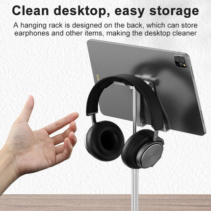 R-JUST PB03 Lifting / Angle Adjustable Multi-function Headset / Tablet / Mobile Phone Holder, Suitable for Devices Under 12.9 inch-garmade.com