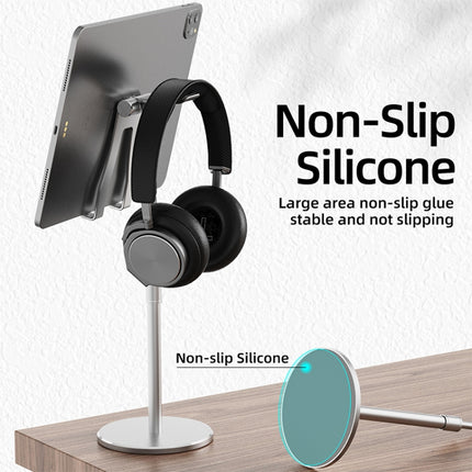 R-JUST PB03 Lifting / Angle Adjustable Multi-function Headset / Tablet / Mobile Phone Holder, Suitable for Devices Under 12.9 inch-garmade.com