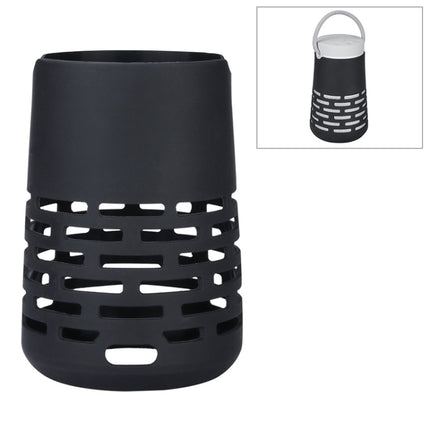 EBSC180-2 Portable Bluetooth Speaker Silicone Case Sling Cover for Bose SoundLink Revolve+ (Black)-garmade.com