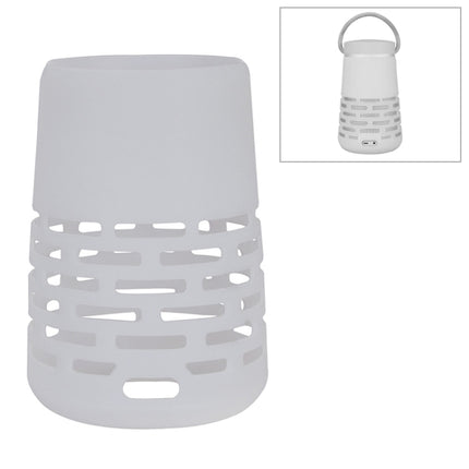EBSC180-2 Portable Bluetooth Speaker Silicone Case Sling Cover for Bose SoundLink Revolve+ (White)-garmade.com